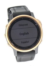 Garmin Fenix 6s 42mm Sapphire  Rose Gold  with Black band *Good Refurbished*