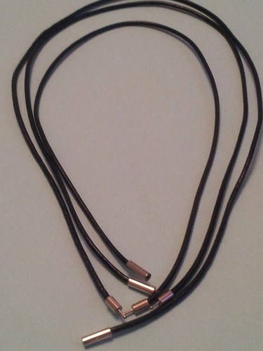 2mm black real - 2mm, leather