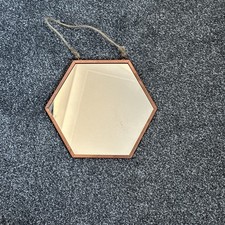 Hexagon Hanging Wall Mirror