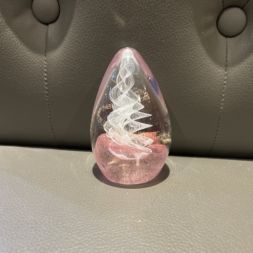 Egg shaped art glass - egg,