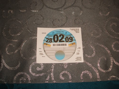 Tax disc 02 - disc, /