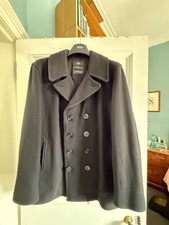 Gloverall NAVY Reefer Wool