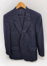 John Lewis Wool Suit Pinstripe