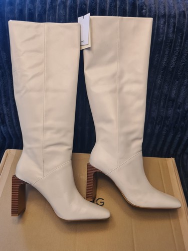 Mango cream real leather - real,