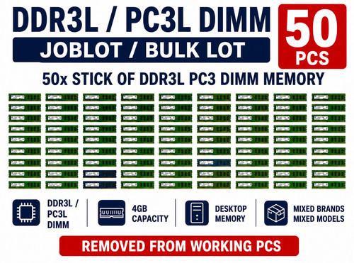 Ram memory joblot 4gb pc3 - memory, pc3/l