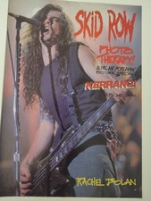 1992 - Skid Row 8 Page Poster Magazine 