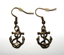 Nautical themed earrings boats