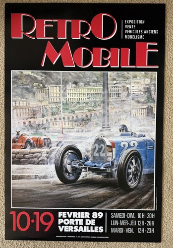 Original 1989 art poster for