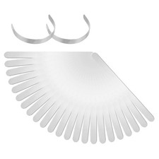 25Pcs Bracelet Blanks, 5/8 x 6" Stainless Steel Cuff Bangle Blanks(Silver 1mm T)