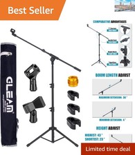 Heavy-Duty Tripod Mic Stand