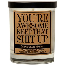 - You're Awesome Candle -