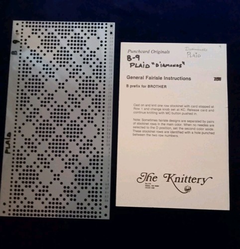 Knittery punchcard suit - punchcard,