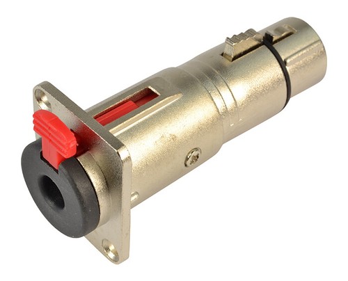 Through panel connector - panel,