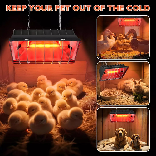 Heat lamp 250w adjustable - heat,