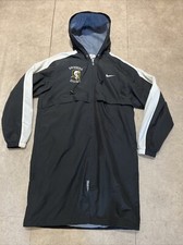 Nike Fleece Lined Parka -Swimming & Diving Hooded Long Coat - Size Small