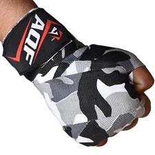 AQF Boxing Hand Wraps Bandages Inner Gloves  Pair Mma Muay Thai Camo polyester 