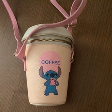 Brand New With Tags - Disney Stitch Cosy Coffee Cup Crossbody Bag