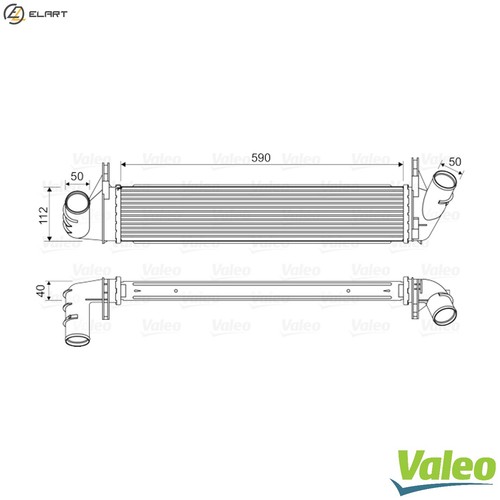 Charge air cooler 818678 for - air,