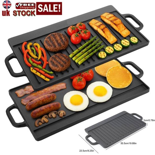 Reversible grill griddle cast - grill/griddle,
