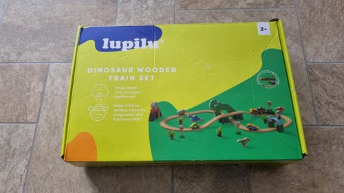 Lupilu wooden dinosaur train - dinosaur,