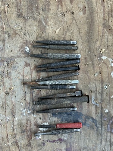 Job lot nail punches - nail,