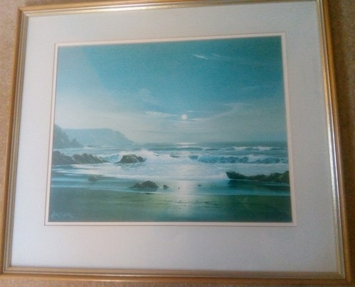Peter cosslett framed seascape - peter,