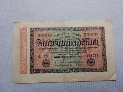 1923 20000 reichsbanknote - 1923,