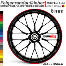 Wheel rim sticker 6 mm Porsche