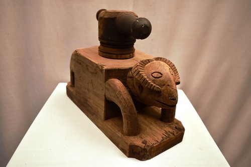 Antique wooden cheese - wooden, press