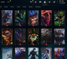 League of Legends Account EUW - Level 532, 459 skins