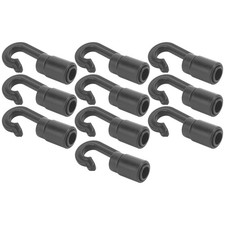 10Pcs Plastic Kayak Bungee Cord Hooks For Boat Canoe Accessory