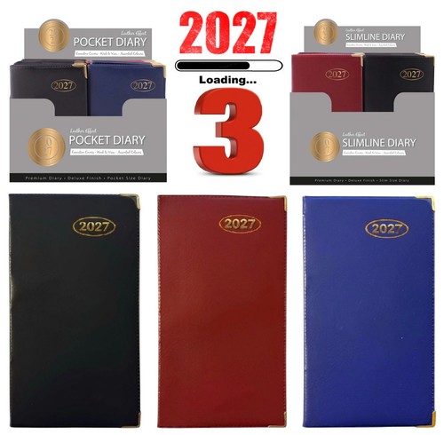 2027 diary pocket - x, slim