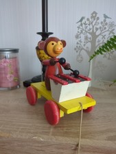 Vintage Wooden Monkey