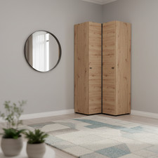 Nevis Oak Effect Narrow 2 Door