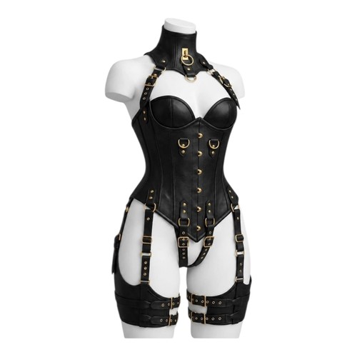 Women leather corset - women’s,