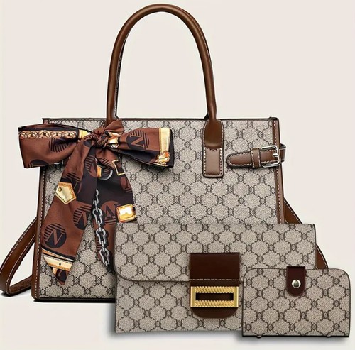 3pc set ladies hand bags - 3pc,