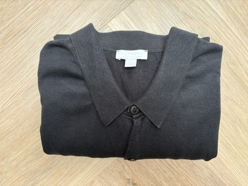 Sunspel 100 cotton - cotton, collar
