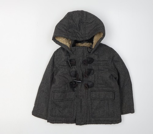 John lewis boys grey - lewis, duffle