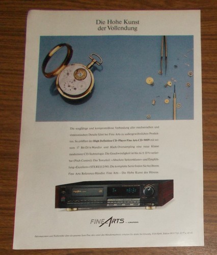 Rare advertising grundig fine - rare,
