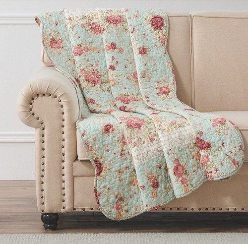 Antique rose blue - blue, quilt
