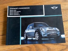 GENUINE MINI R50 R52 R53 OWNERS MANUAL 2001-2008 - HANDBOOK- GUIDE