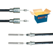 1230mm axle brake cables - axle,