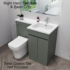 L Shape Vanity Unit WC Unit