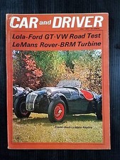 Car & Driver July 1963 Aston