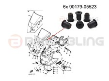 6x Yamaha GTS1000 1993-1999