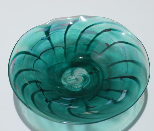 British studio glass bowl - british,
