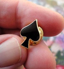 Single ace spades biker - ace, of