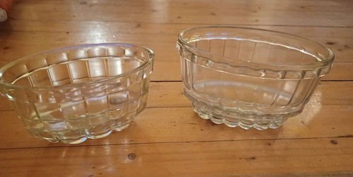 Vintage pressed glass - glass, jelly