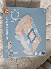 Bigjih Pull Along Brick Cart