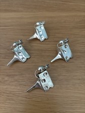 Set of 4 Silverplated SILEA Cheese Markers-Mice on Swiss Wedge-France Box /Cards